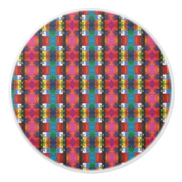 Pop art nr.1 van Yeshaya Dank - eenheid & harmonie Keramische Knop