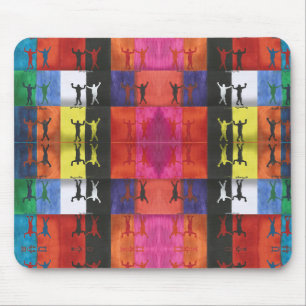 Pop art nr.1 van Yeshaya Dank - eenheid & harmonie Muismat