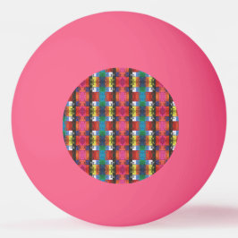Pop art nr.1 van Yeshaya Dank - eenheid & harmonie Pingpongbal