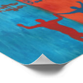 Pop art nr.1 van Yeshaya Dank - eenheid & harmonie Poster (Hoek)