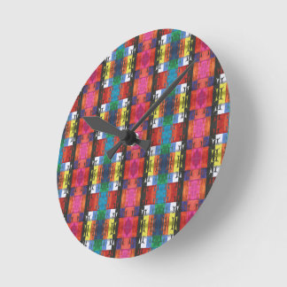 Pop art nr.1 van Yeshaya Dank - eenheid & harmonie Ronde Klok