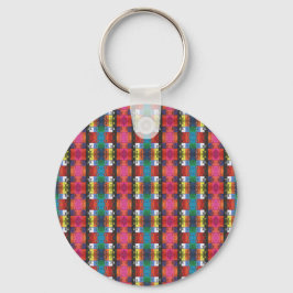 Pop art nr.1 van Yeshaya Dank - eenheid & harmonie Sleutelhanger