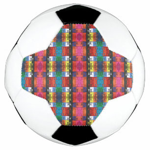 Pop art nr.1 van Yeshaya Dank - eenheid & harmonie Voetbal