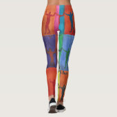 Pop art nr.1 van Yeshaya Dank -  Leggings (Achterkant)