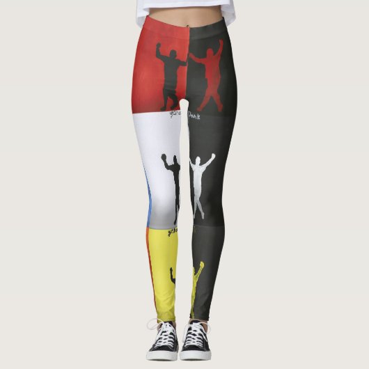 Pop art nr.1 van Yeshaya Dank -  Leggings (Voorkant)