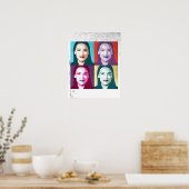 Pop Art Ocasio-Cortez Poster (Keuken)