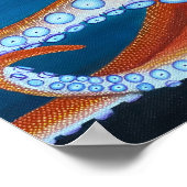 Pop Art Octopus Fine Art Print Waarde Poster Papie (Hoek)