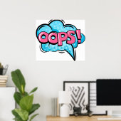 pop art oeps poster (Thuiskantoor)