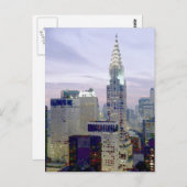 Pop Art Oil Paint Effect New York Briefkaart (Voorkant / Achterkant)