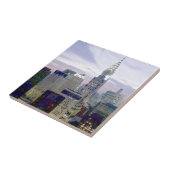 Pop Art Oil Paint Effect New York Tegeltje (Zijkant)