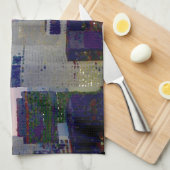 Pop Art Oil Paint Effect New York Theedoek (Quarter Fold)