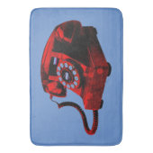 Pop Art Old Desk Telefoon Box Badmat (Voorkant Verticaal)