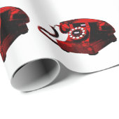 Pop Art Old Desk Telefoon Box Cadeaupapier (Rol Hoek)