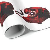 Pop Art Old Desk Telefoon Box Cadeaupapier (Rol Hoek)