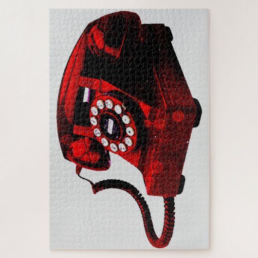 Pop Art Old Desk Telephone Box  Legpuzzel (Verticaal)