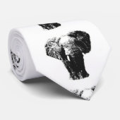 Pop Art Olifant Stropdassen (Opgerold)