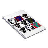 Pop Art Olifanten Notitieboek (Rechterzijde)