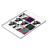 Pop Art Olifanten Notitieboek (Linkerzijde)