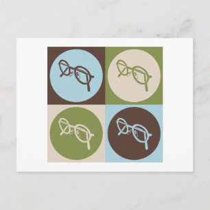Pop Art Optics Briefkaart