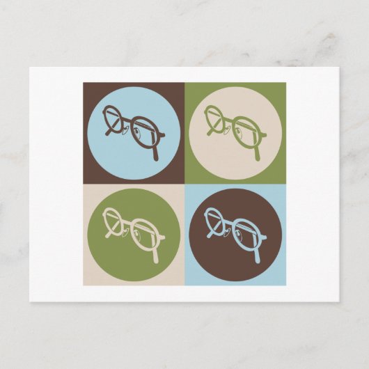 Pop Art Optics Briefkaart (Voorkant)
