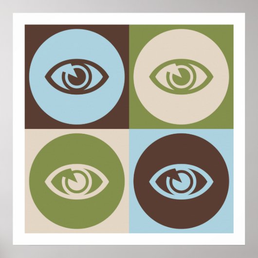 Pop Art Optometrie Poster (Voorkant)