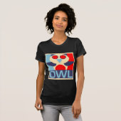 Pop Art Owl Shirt (Voorkant volledig)
