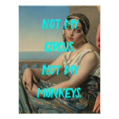 Pop Art Painting Not My Circus Sassy Poster (Voorkant)