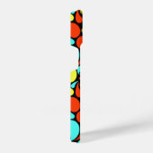 Pop Art Paisley Monogram iPhone Hoesje (Rechterkant)