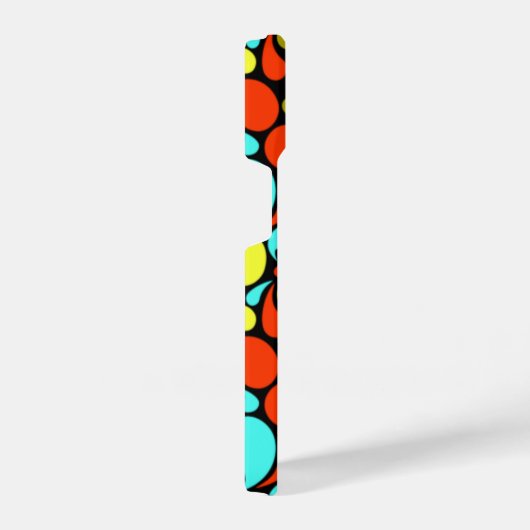 Pop Art Paisley Monogram iPhone Hoesje (Rechterkant)