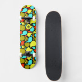 Pop Art Paisley Monogram Persoonlijk Skateboard (Voorkant)