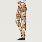 Pop Art Palomino Desert Horse Leggings (Links)