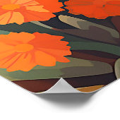 Pop Art Palomino Desert Horse Poster (Hoek)