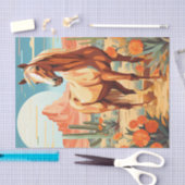 Pop Art Palomino Desert Horse Tissuepapier (Craft)