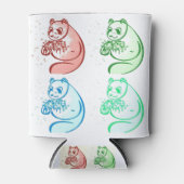 Pop Art Panda Beer Blikjeskoeler (Voorkant)