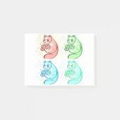 Pop Art Panda Beer Post-it® Notes (Voorkant)