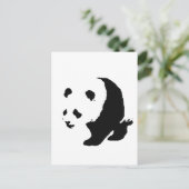 Pop Art Panda Briefkaart (Staand voorkant)