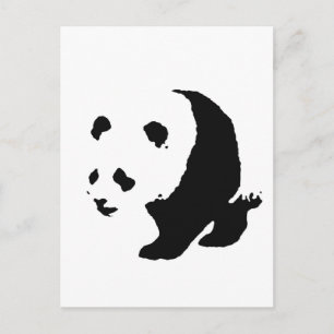 Pop Art Panda Briefkaart
