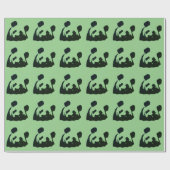 Pop Art Panda Cadeaupapier (Vlak)
