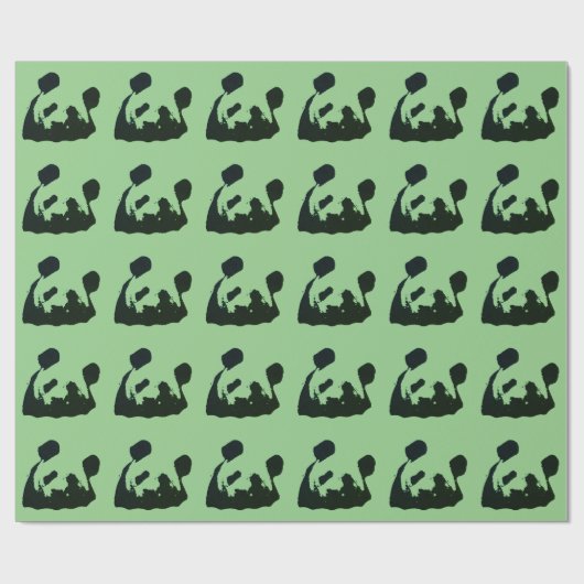 Pop Art Panda Cadeaupapier (Vlak)