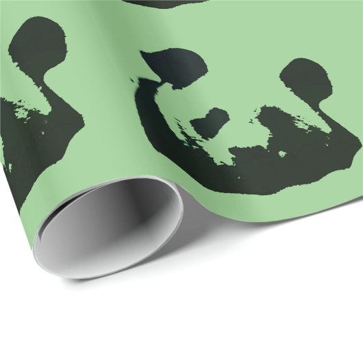 Pop Art Panda Cadeaupapier (Rol Hoek)