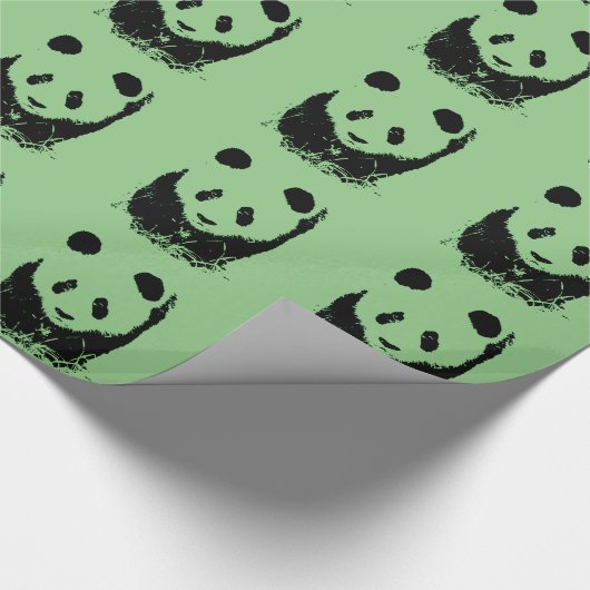 Pop Art Panda Cadeaupapier (Hoek)