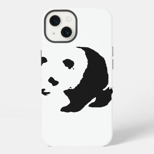 Pop Art Panda iPhone Hoesje (Achterkant)