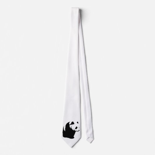Pop Art Panda Neckwear Stropdas (Voorkant)