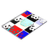 Pop Art Panda Notitieboek (Linkerzijde)