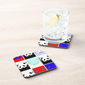 Pop Art Panda Onderzetter (Rechterzijde)