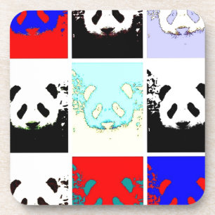 Pop Art Panda Onderzetter