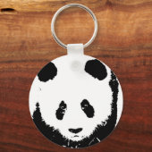 Pop Art Panda Sleutelhangers (Voorkant)