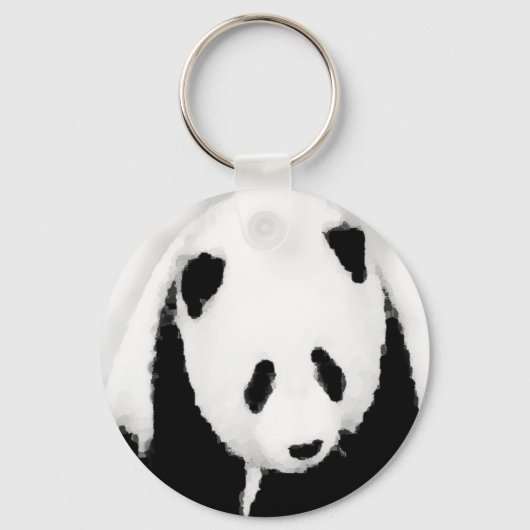 Pop Art Panda Sleutelhangers (Voorkant)