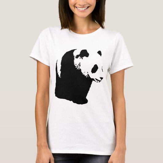 Pop Art Panda T-shirt (Voorkant)
