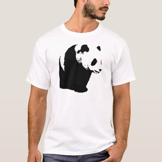Pop Art Panda T-shirt (Voorkant)